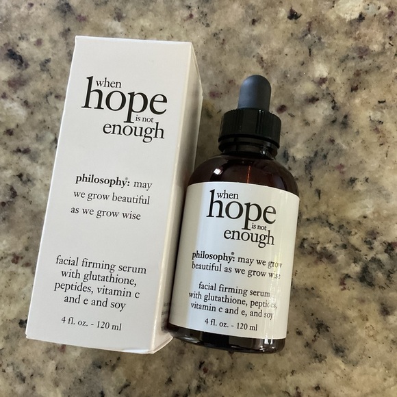 Philosophy When Hope Is Not Enough Facial Firming Serum 4.0fl. oz BOXED - Picture 4 of 4